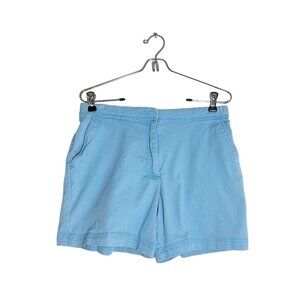 Duck Head Women's Vintage Chino Shorts in Blue - Size 10